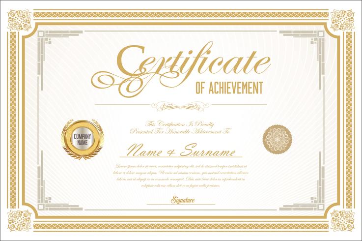 Certificado vector