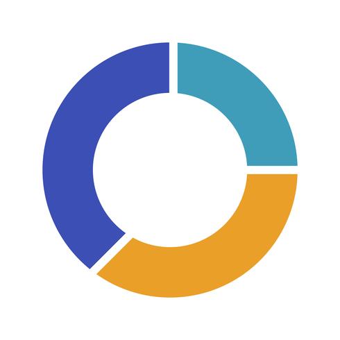 Pie Chart Vector Icon