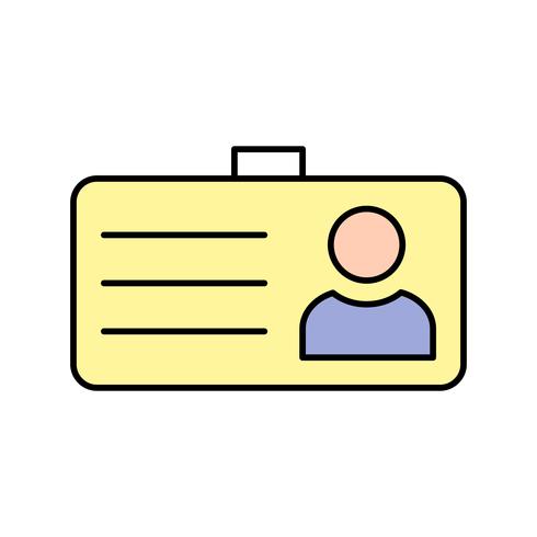 Student Card Vector Icon