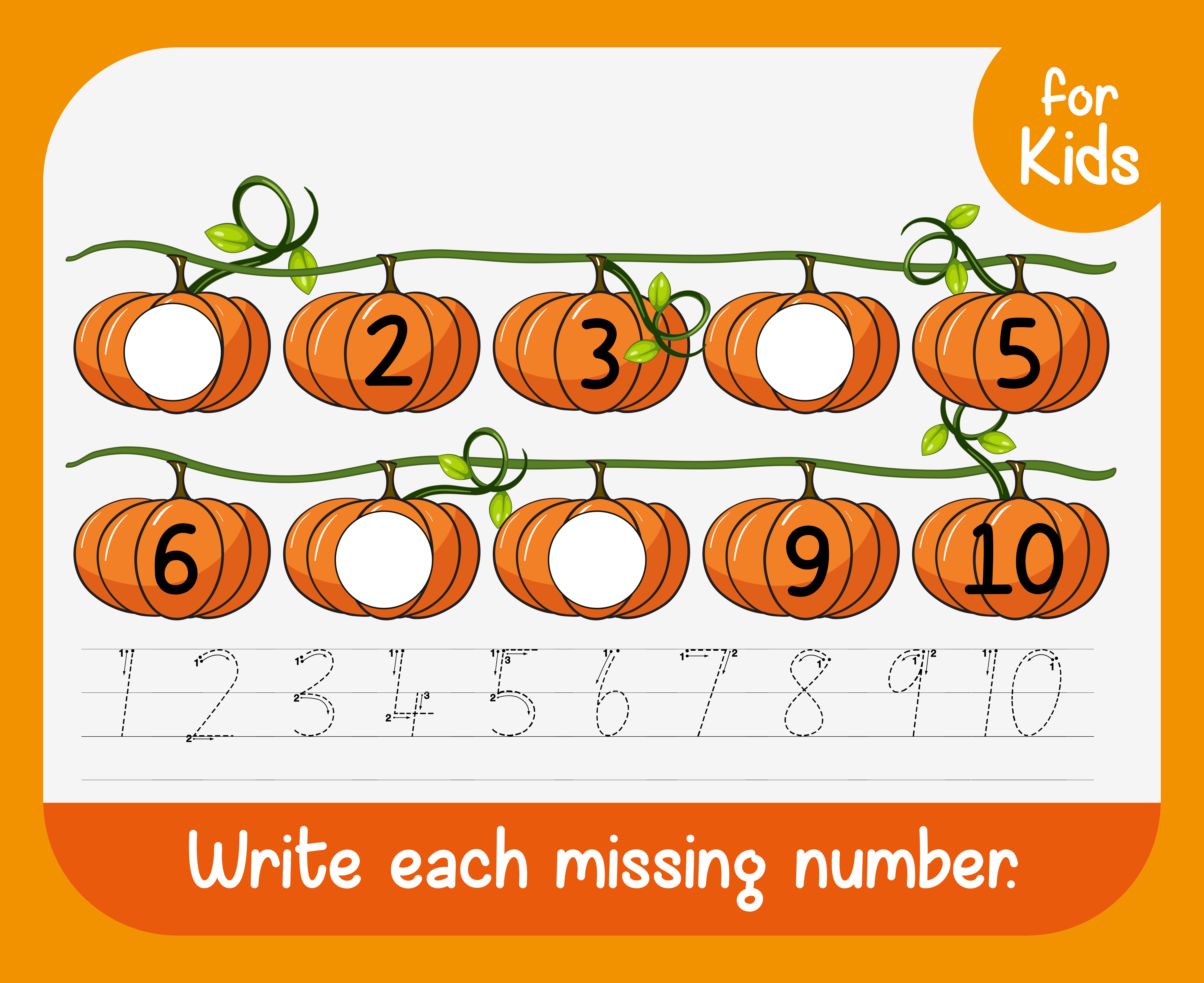 Was missing from number. Write the missing number. what number is missing. mathematics kids.