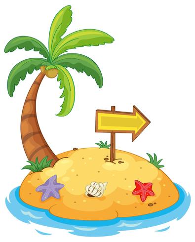 Island paradise vector