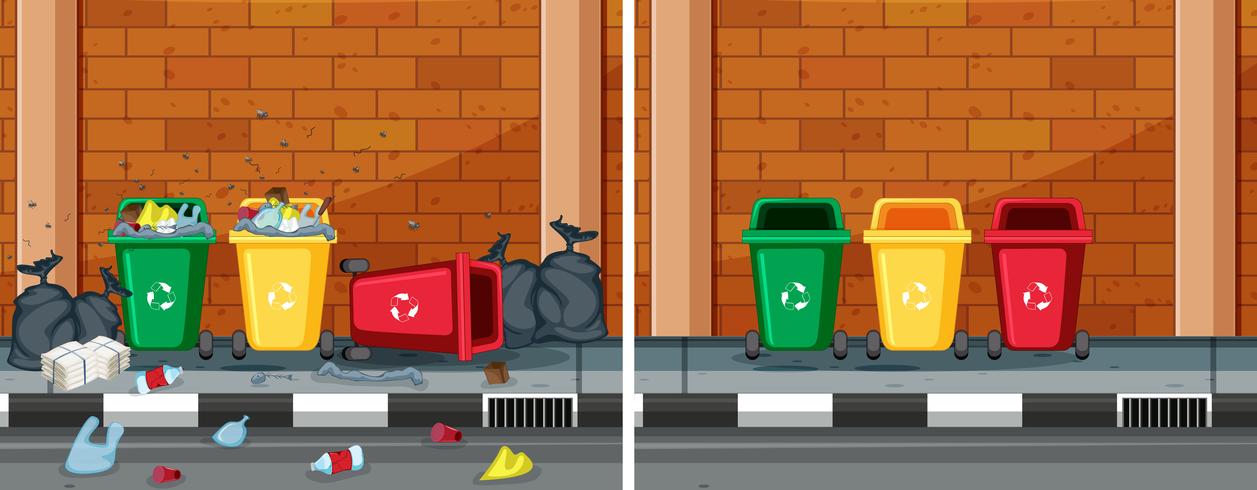 A Comparison of Clean and Dirty Street vector