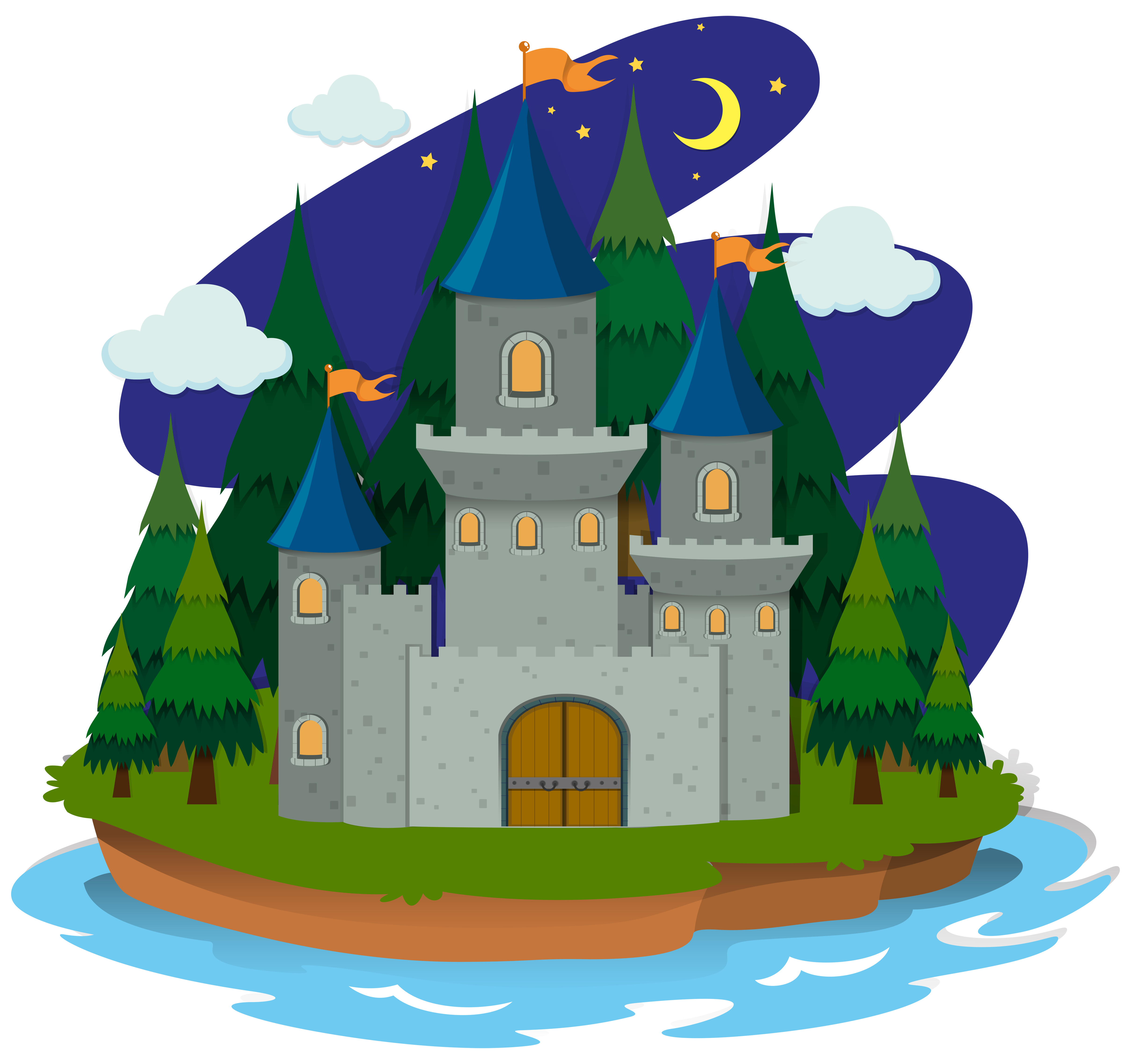 城堡|插画|儿童插画|LIUDUNQIAN - 临摹作品 - 站酷 (ZCOOL)
