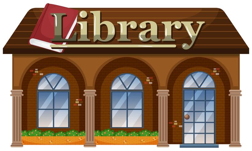 Exterior of a Library vector