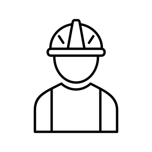 Line Black Icon vector
