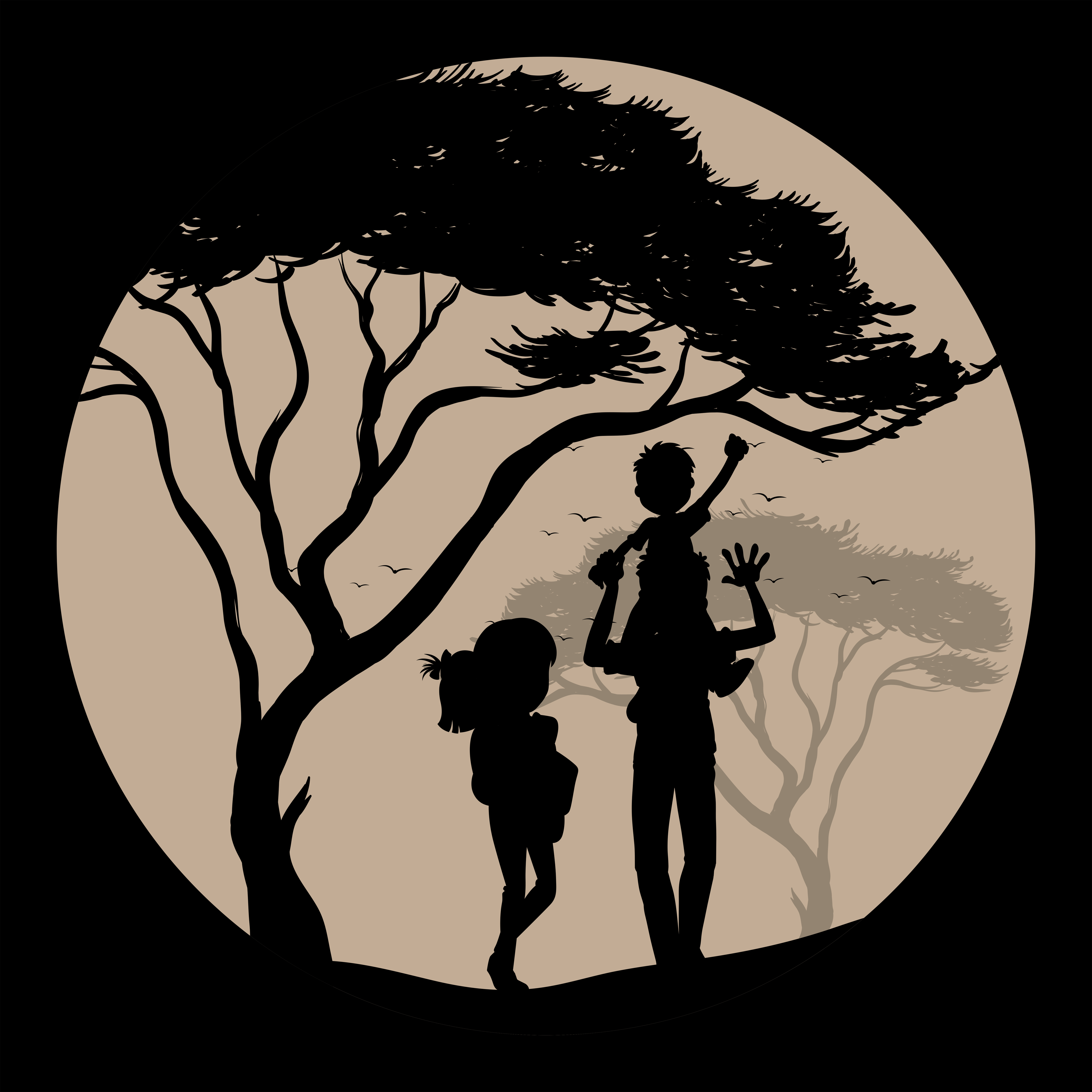 Download Family Tree Silhouette Free Vector Art - (159 Free Downloads)