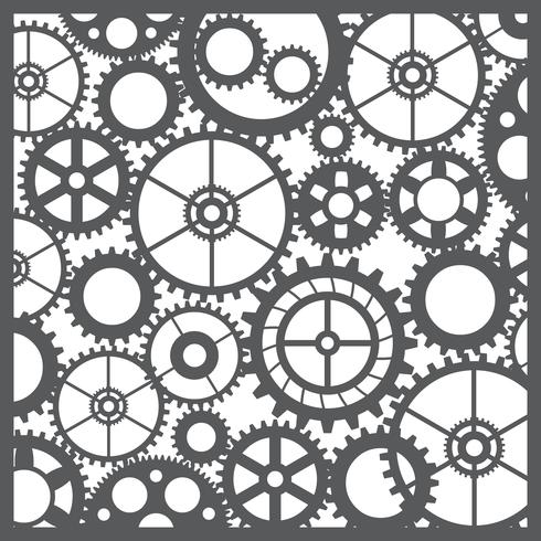 Download Pattern silhouette cut gears - Download Free Vectors, Clipart Graphics & Vector Art