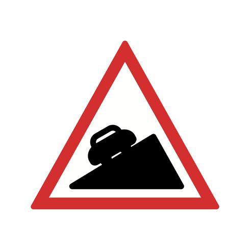 Vector Steep ascent Icon