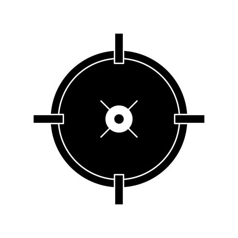 Icono de glifo negro vector