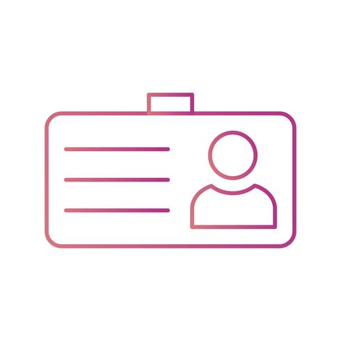 Student Card Vector Icon