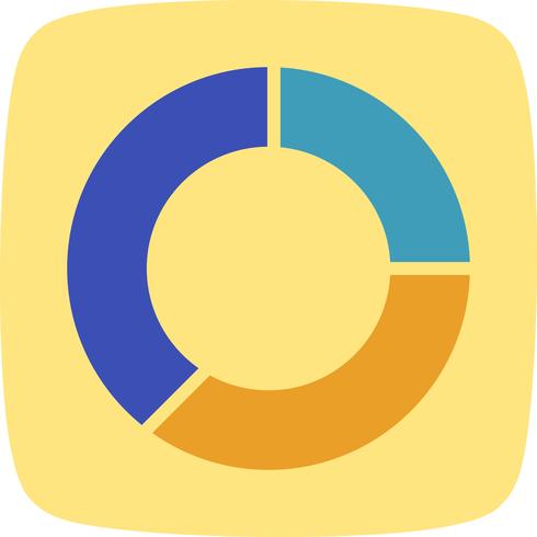 Icono de Vector de gráfico circular