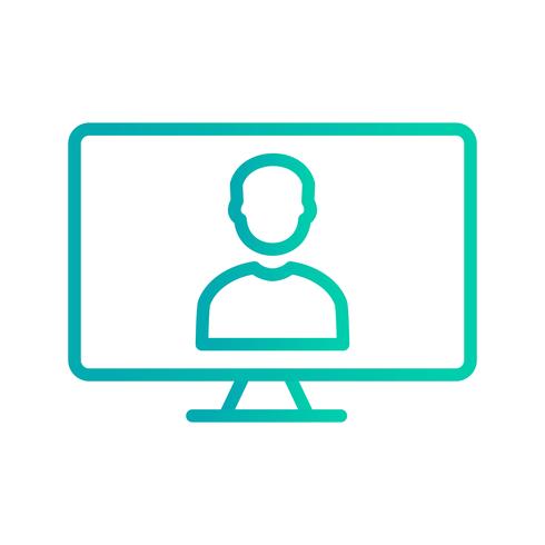 Online Work Vector Icon