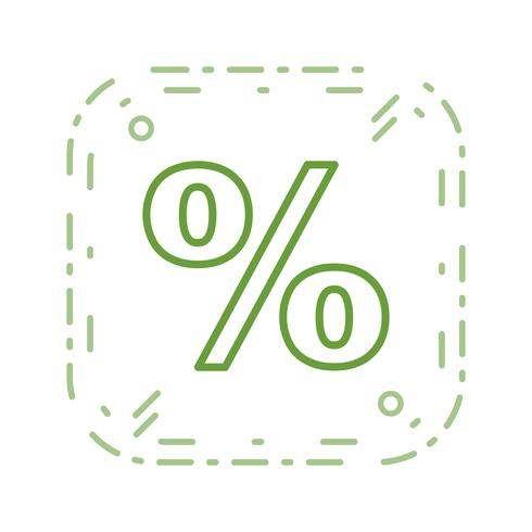 Percentage Vector Icon