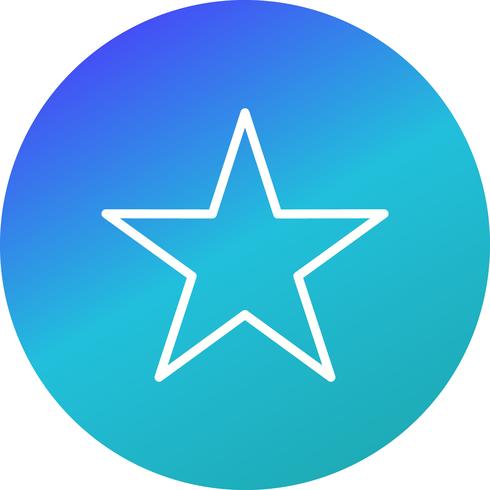 Icono de vector estrella