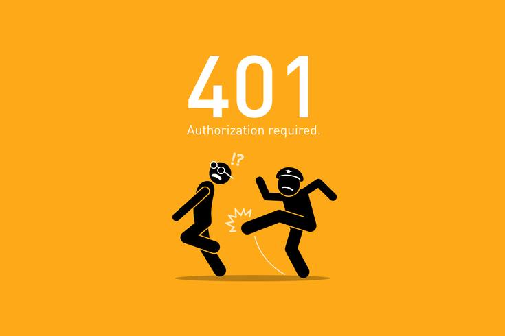 Website Error 401. 362837 Vector Art at Vecteezy Download Website Error 401. for free