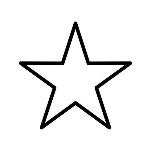 Icono de vector estrella