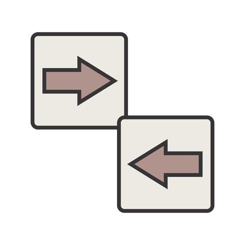 Line Filled Icon vector