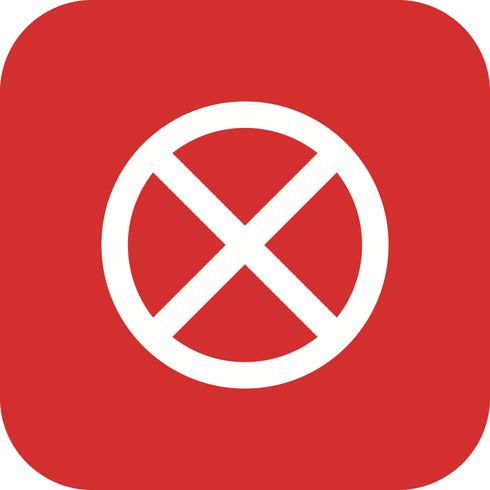 Vector Road Closed Icon