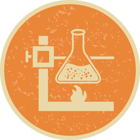 Fire Under Flask Vector Icon