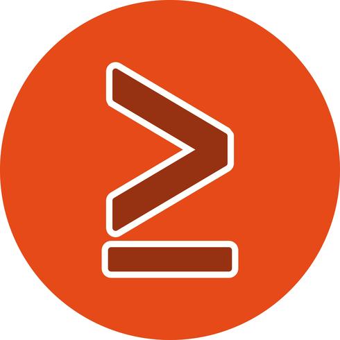 Greaterthen Vector Icon