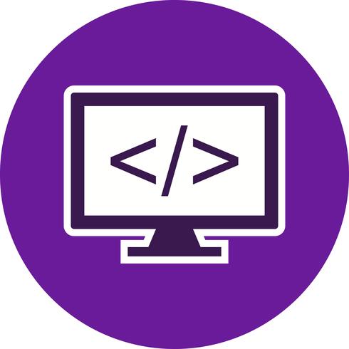 Icono de Vector de programación