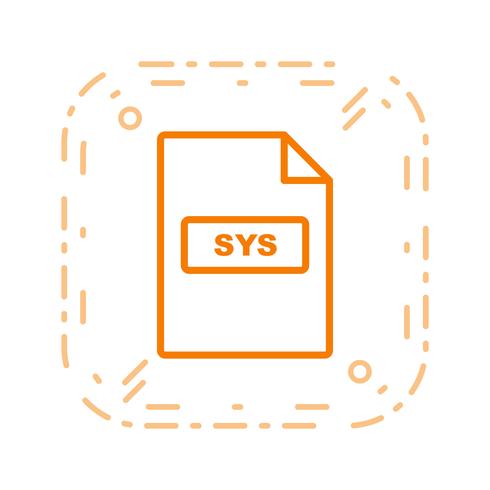 icono de vector sys