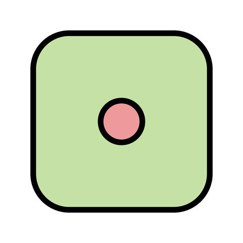  Dice One Vector Icon