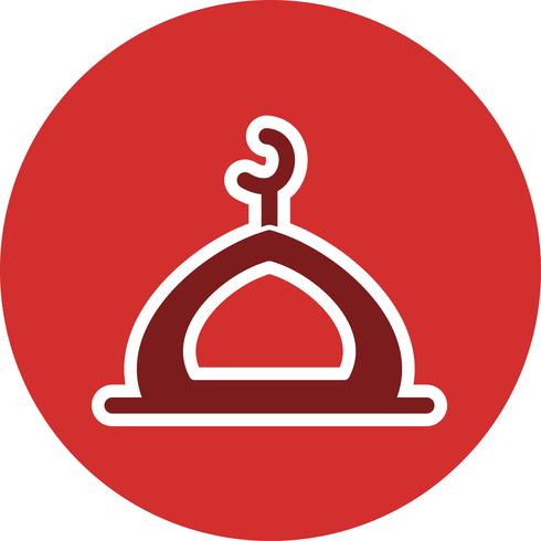 Icono de vector de la mezquita