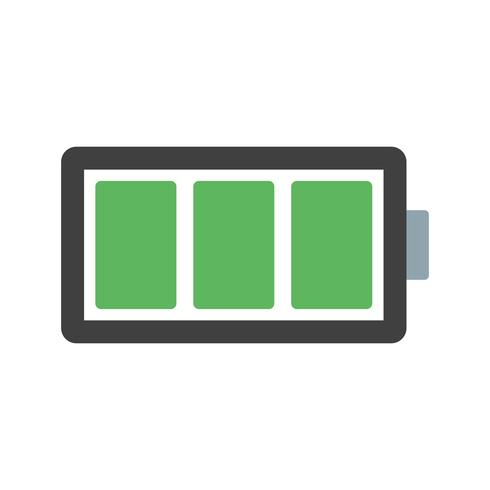 Full Battery Vector Icon