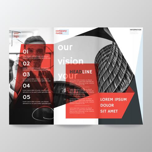 Brochure Template Vector Design