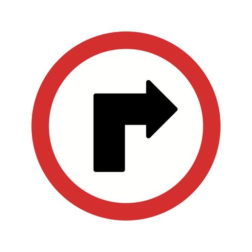 Vector Turn to the Right Icon