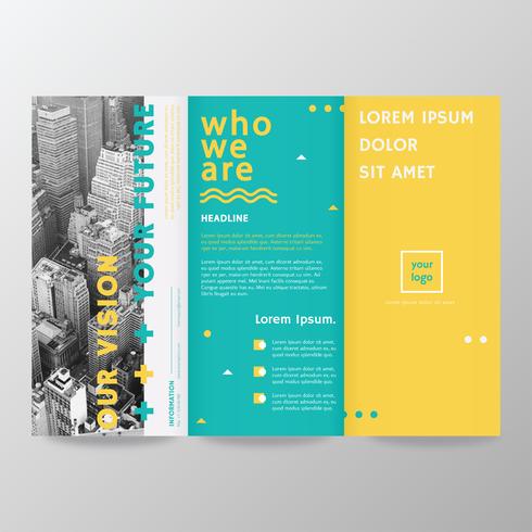 Brochure Template Vector Design