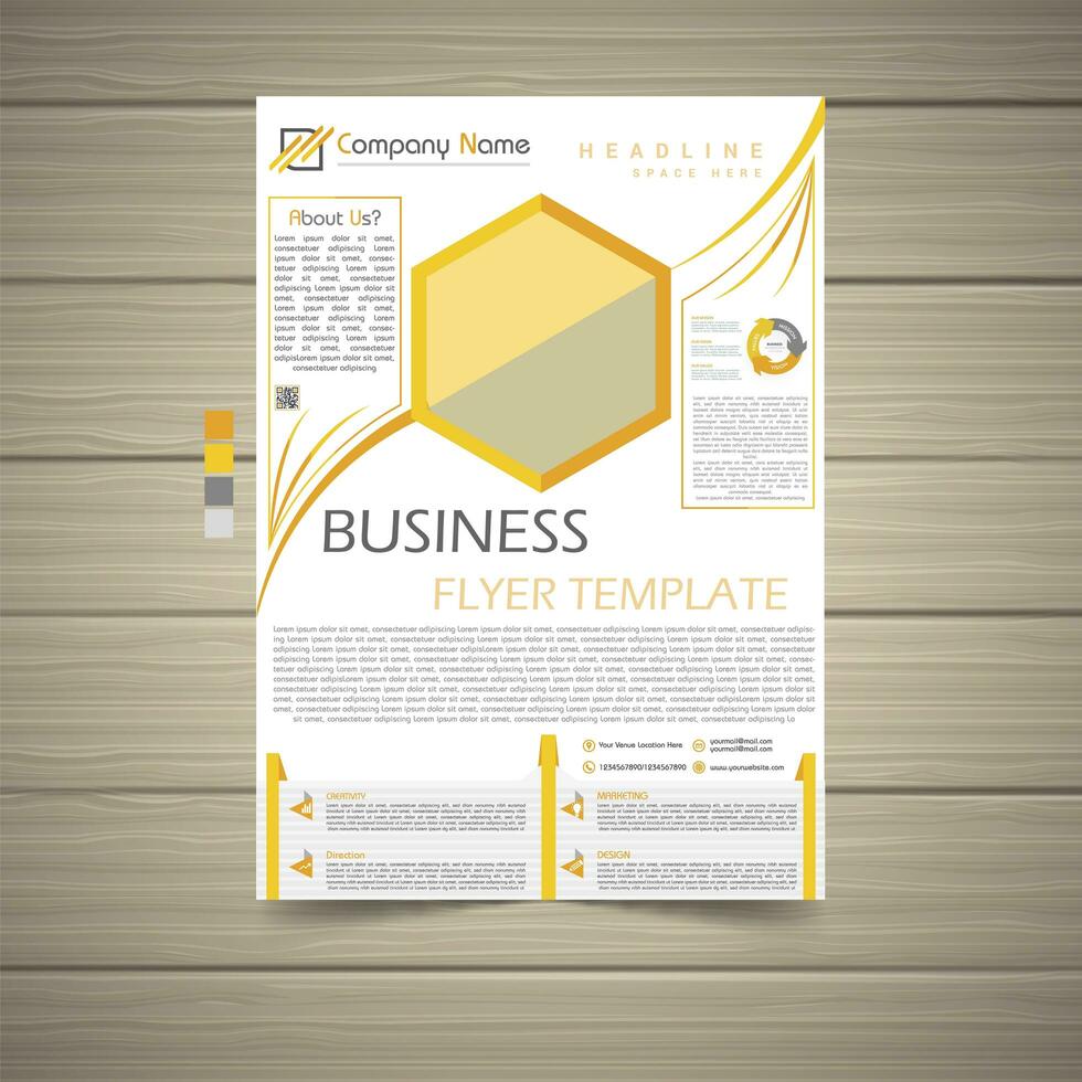 Latest Business Flyer vector