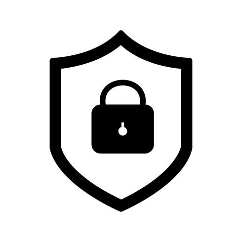 Icono de Vector de protección en línea