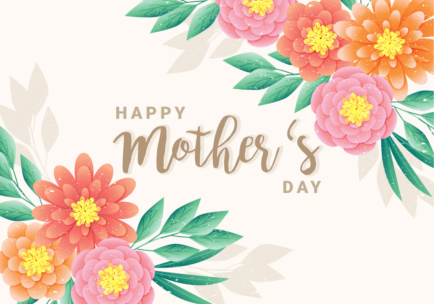 Download Vector Happy Mother's Day Background - Download Free ...