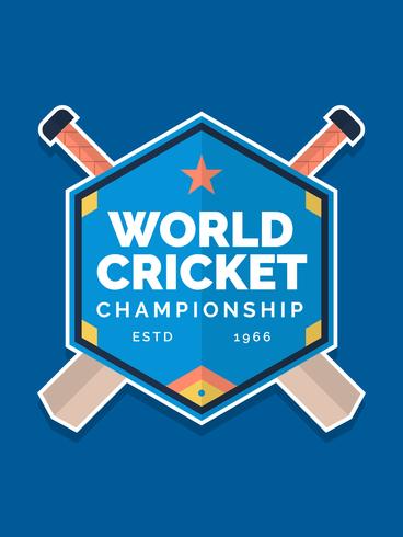 Outstanding Cricket Bat Vector	