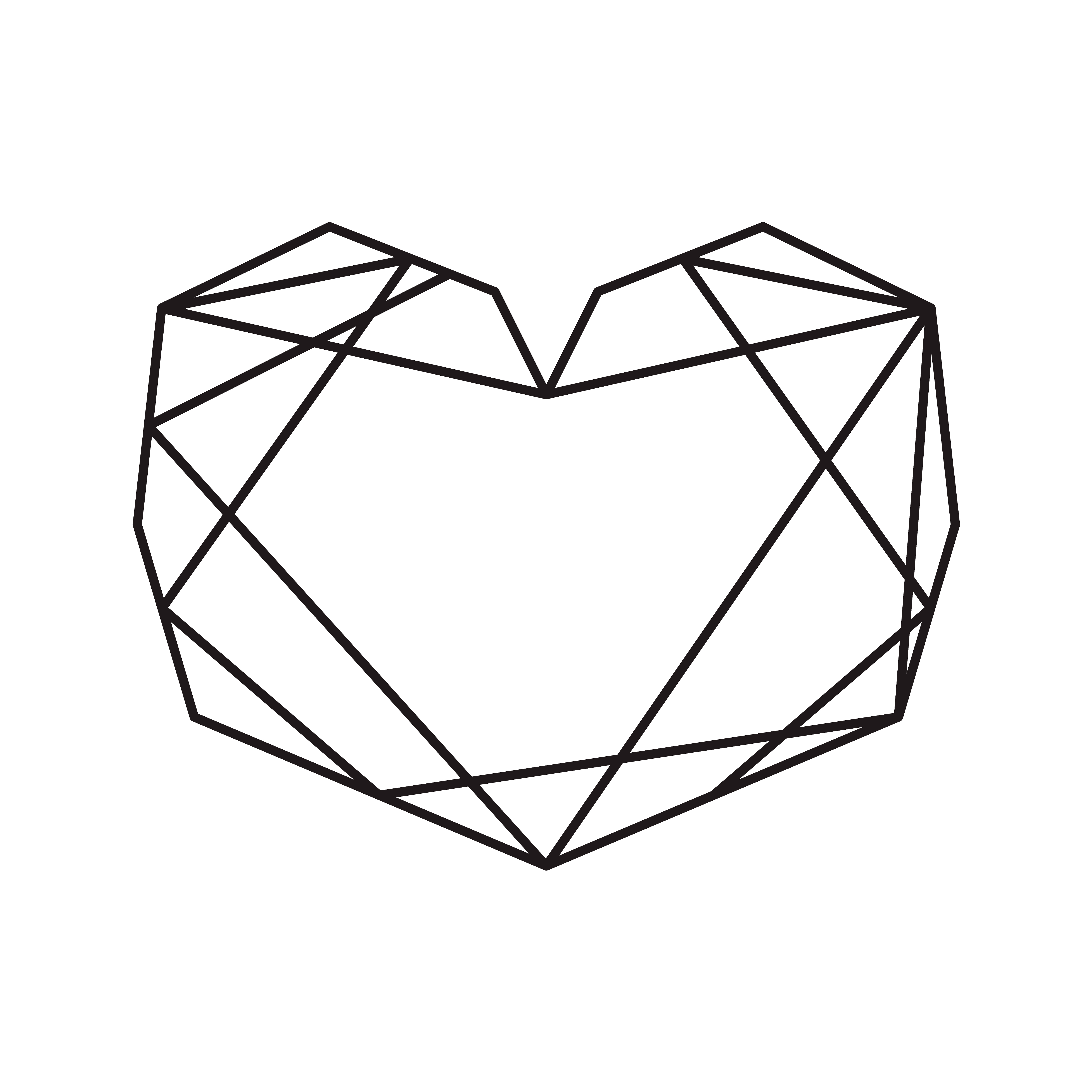 Free Free Geometric Heart Svg Free 634 SVG PNG EPS DXF File