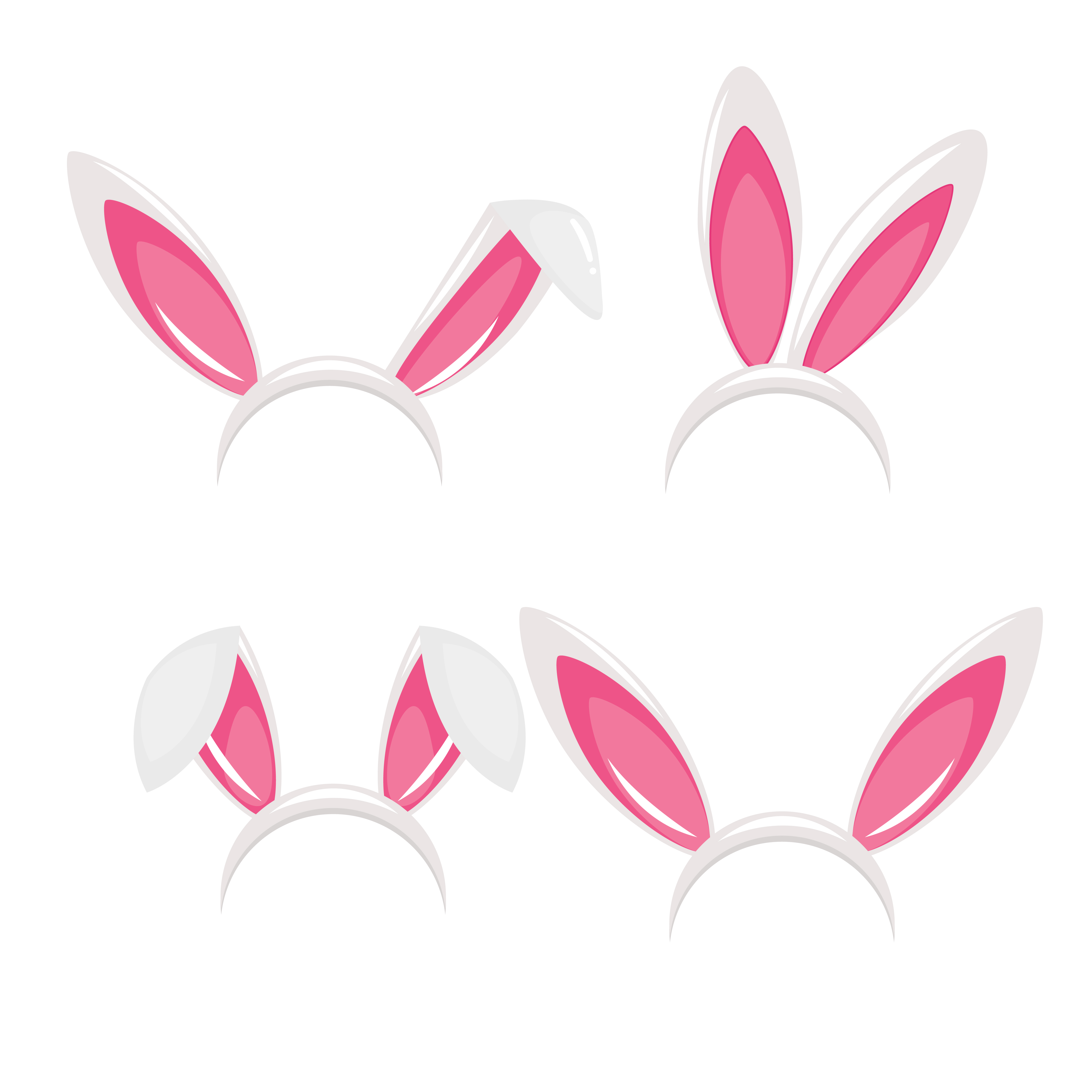 Download Bunny ears and nose carnival mask for a photo. Festival of ...
