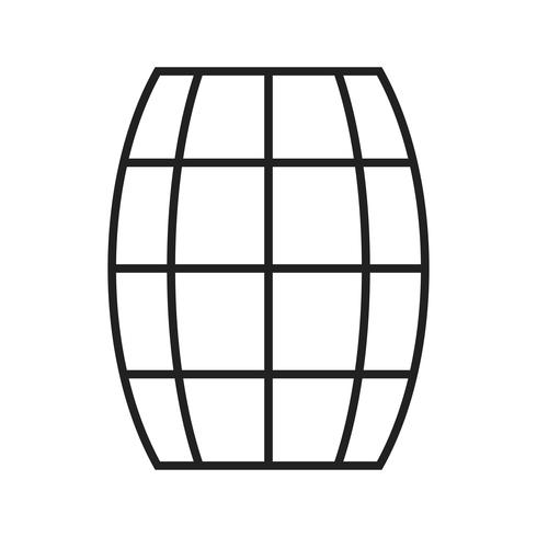 Line Black Icon vector