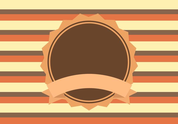 Brown Orange Yellow Retro Background Vector