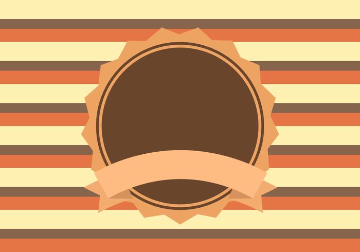 Brown Orange Yellow Retro Background Vector