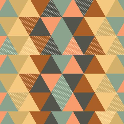 Triangled Retro Background vector