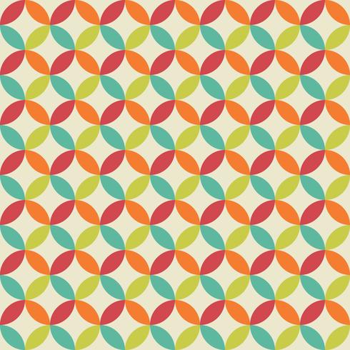 Retro Circled Pattern vector