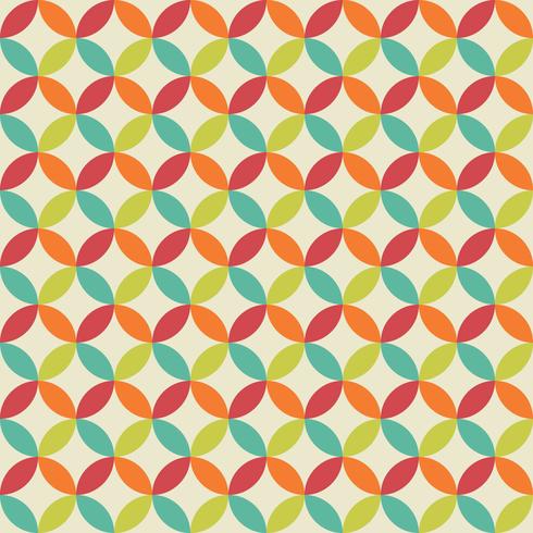 Retro Circled Pattern vector