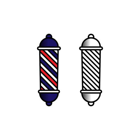 Inspiración del diseño del logotipo de Barber vector