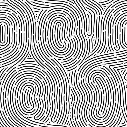 Monochrome doodle abstract seamless background with stroke line. vector