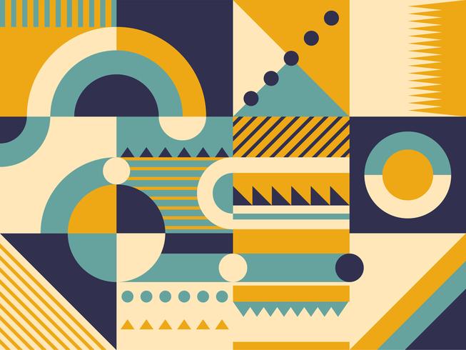 Retro pattern design vector