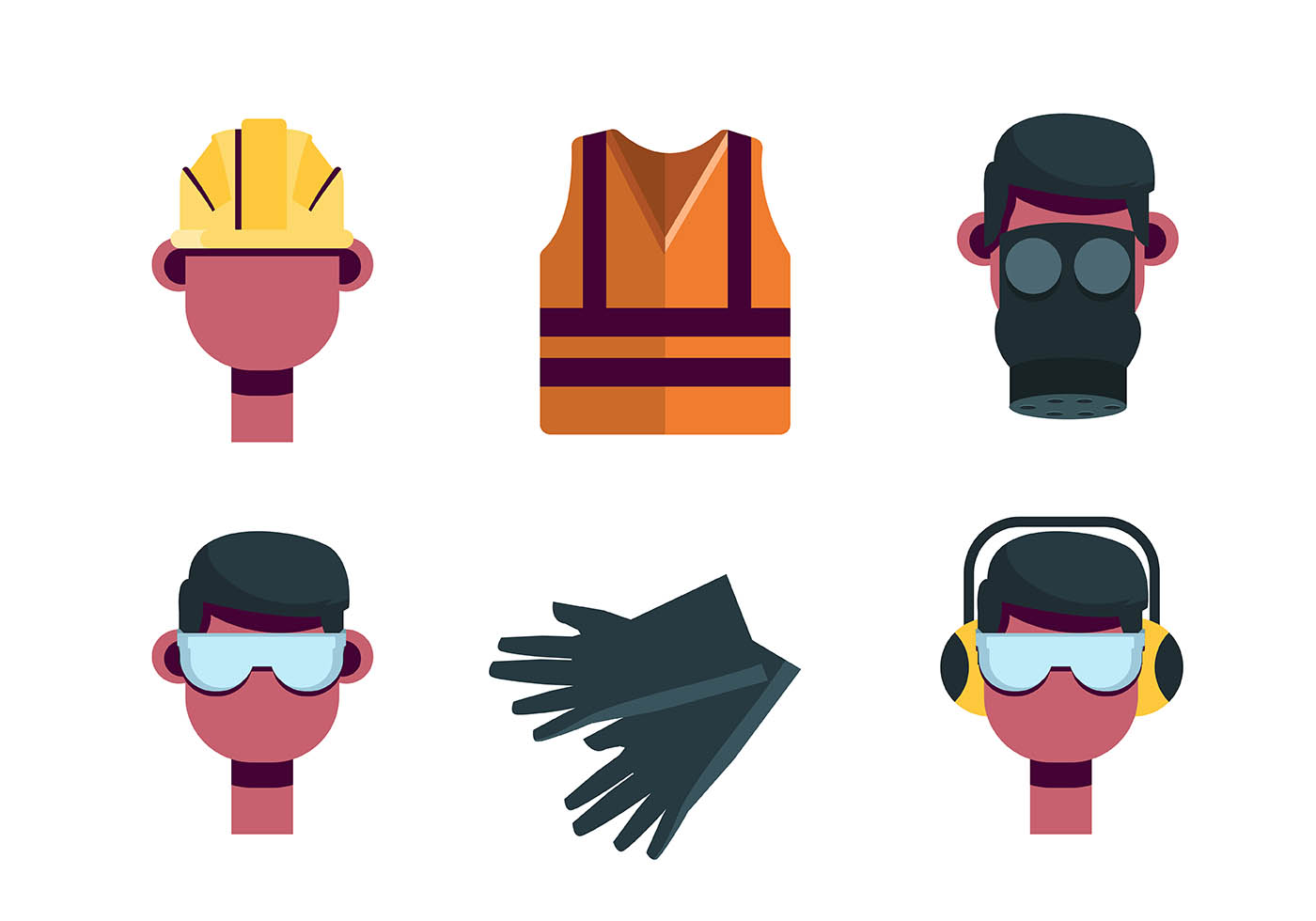 Personal Protective Equipment 364413 Vector Art at Vecteezy