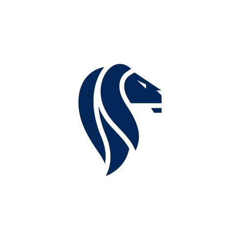 diseño de logotipo de león inspiración vector