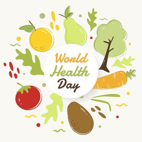 Vector Día Mundial de la Salud